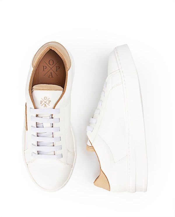 Deportiva Macera blanco beige - Imagen 2