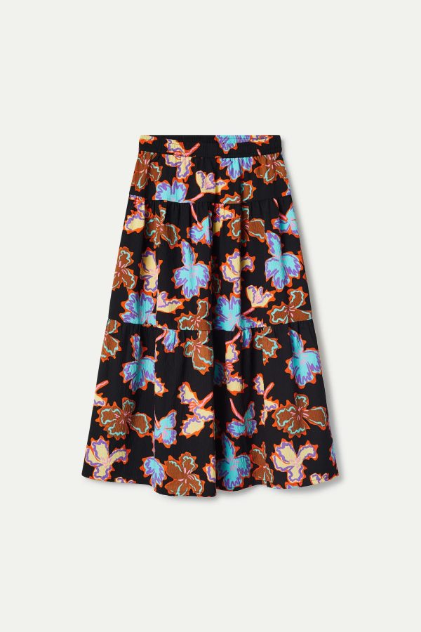 Falda estampado Floral Alhelí - Imagen 4