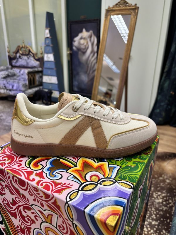 Deportiva Élite Classic Ponny Beige - Imagen 3