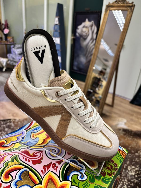Deportiva Élite Classic Ponny Beige - Imagen 6